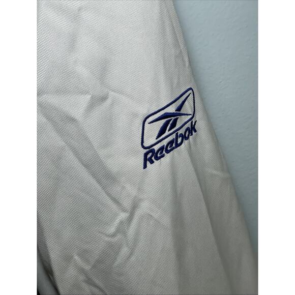 Reebok NFL Sideline NY Giants Men's Fleece Lined Hooded Jacket XL Gray Blue Zip - Picture 3 of 9